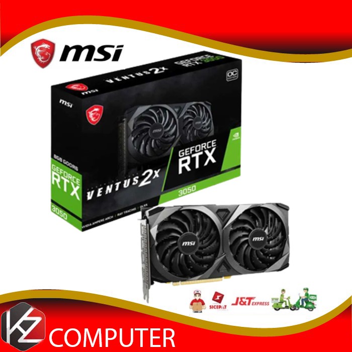 MSI GeForce RTX 3050 VENTUS 2X 8GB OC DDR6 NEW