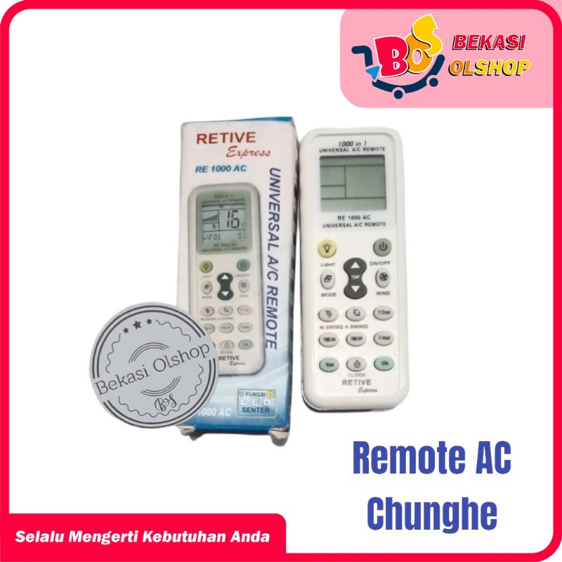 Remot AC Universal CHUNGHE Remote AC Multi / Universal Toshiba,Sharp