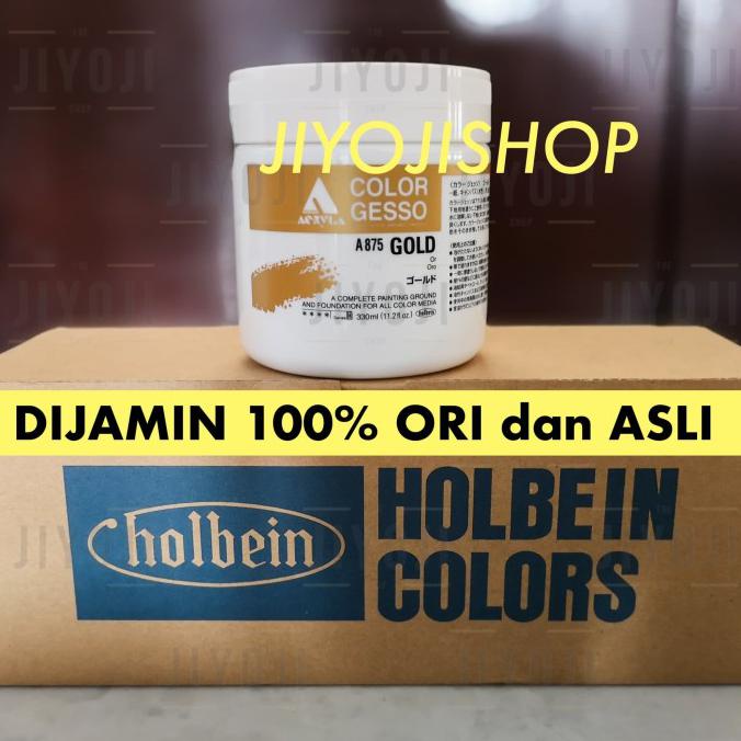

Hanya Disini] Cat Holbein Prada Jepang A875 Gold Color Gesso - Cat Prada Emas Ori
