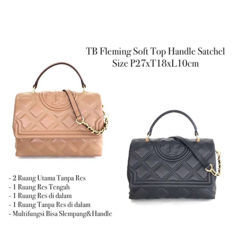 Tory Burch Fleming Soft Top Handle Satchel