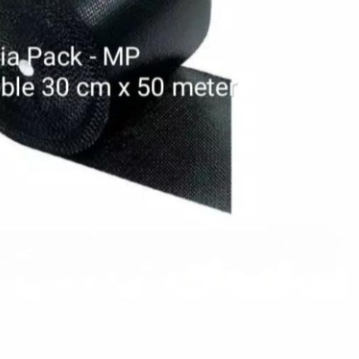 

✶ bubble wrap ukuran 30cm x 50m merk MP/Buble wrap ukuran 30cmx50m - Hitam ☪