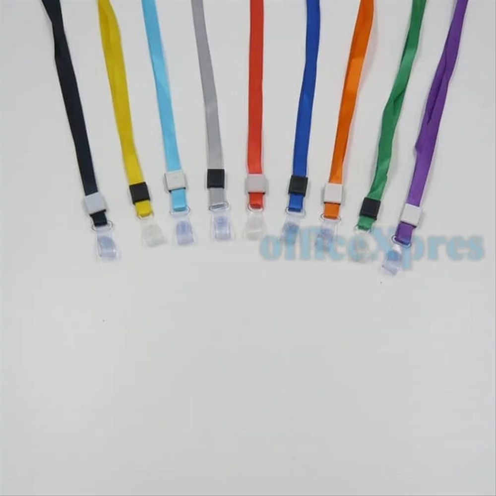 

Termurah Tali Gantungan ID Card - Name Tag Nylon Soft PVC Hook Terlaris