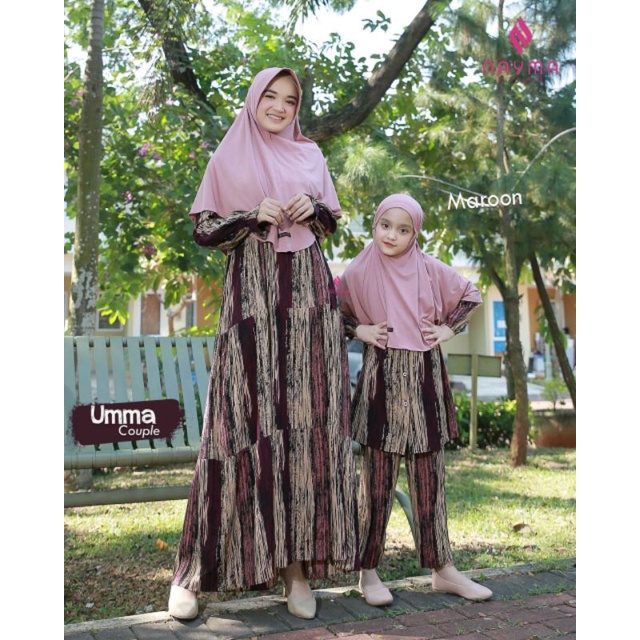 gamis home dress couple mom and kids umma dress by nayma hijab