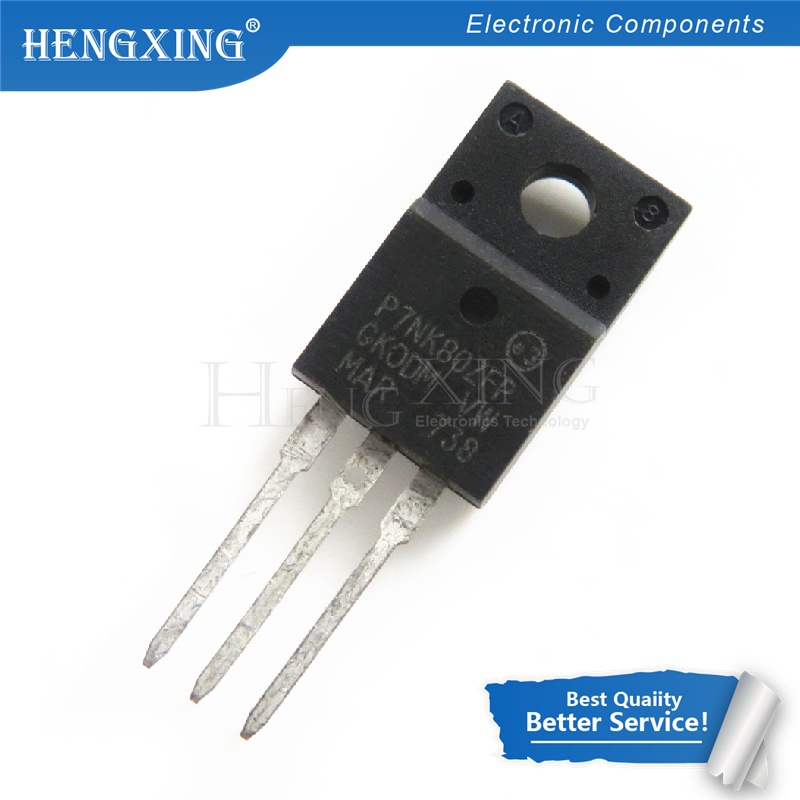 50pcs Ic STP7NK80ZFP P7NK80ZFP STP7NK80 7NK80 7A 800V TO-220F