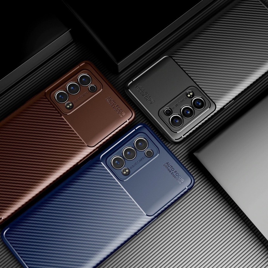 Case Oppo Reno 6 Pro 5G 2021 Classic Original Carbon Shockproof Case