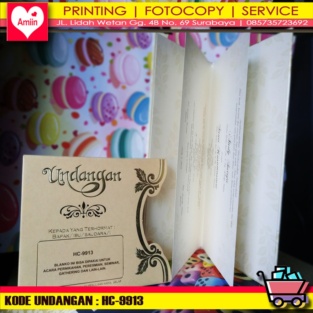 Undangan [Kode : HC-9913]