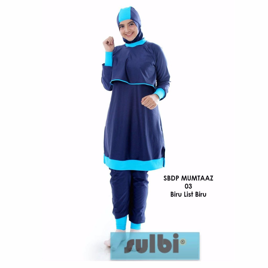 Baju Renang Muslim Wanita Dewasa Muslimah Model Loose Fit MUMTAAZ SULBI