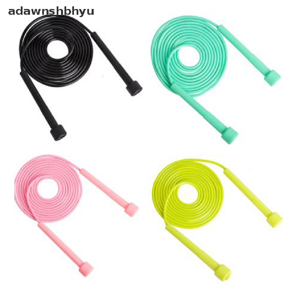 Adawnshbhyu 1Pc Speed Jump Rope Anak PVC Skipping Rope Adjustable Peralatan Fitness