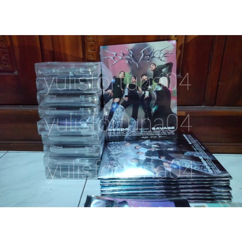 [BACA DESKRIPSI] Aespa - 1st mini album savage case/photobook ver (Hallucination/P.O.S ver)