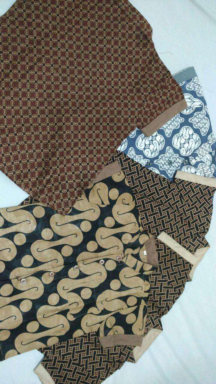 Kemko Batik Anak Dan Dewasa Motif Gelung Abu