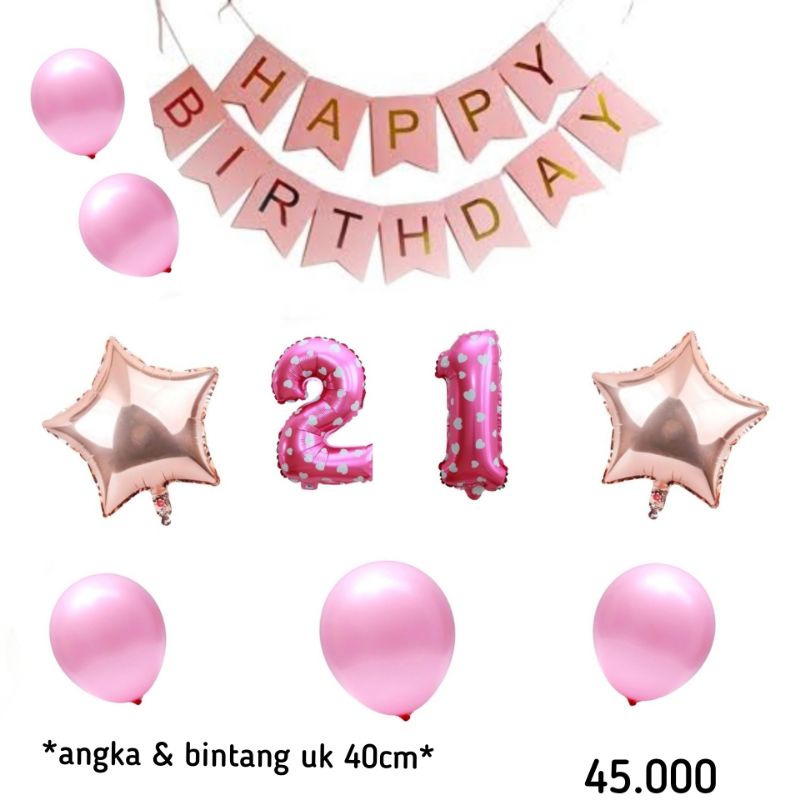 BIRTHDAY SET DEKORASi