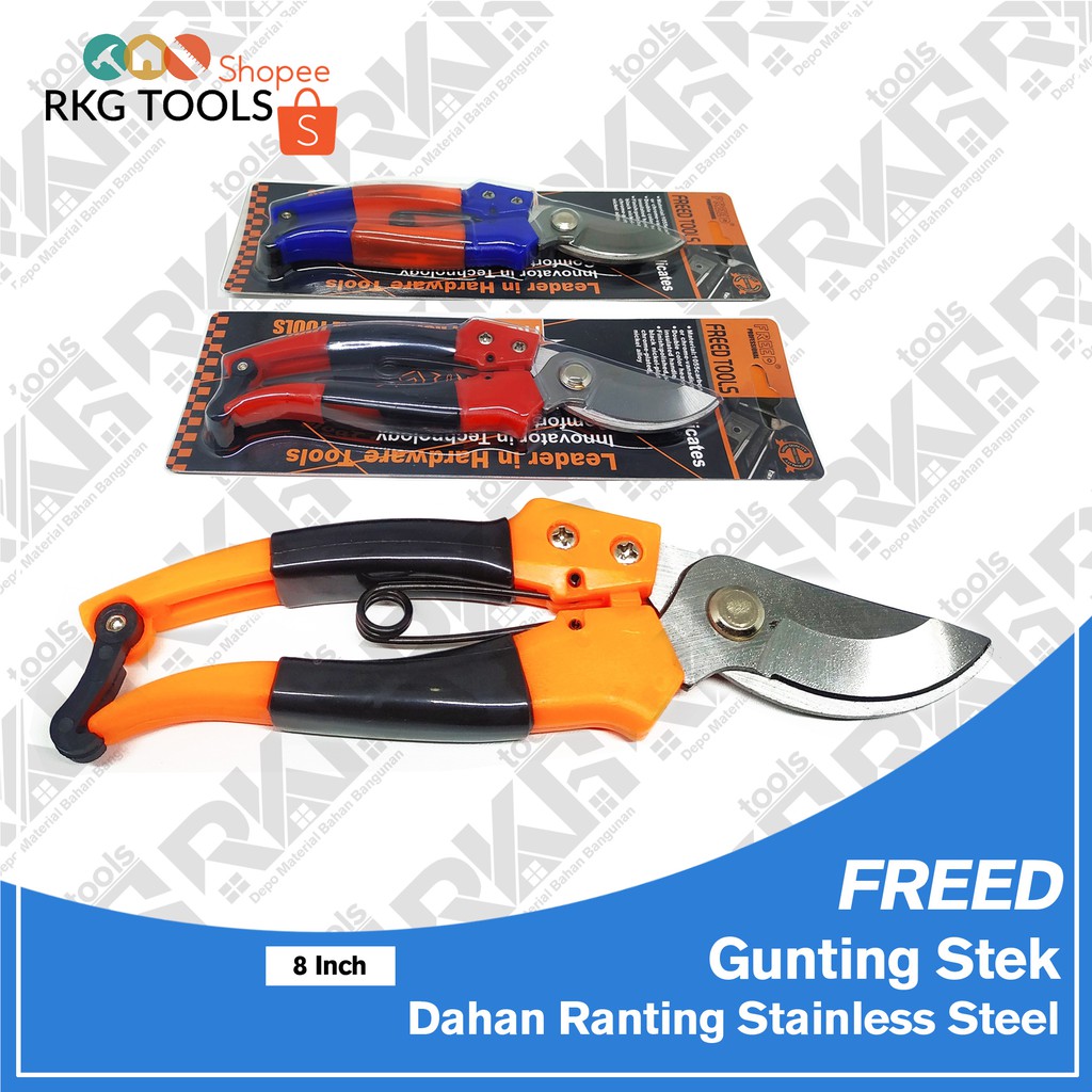 Gunting Stek Freed 8&quot; Inci l Dahan Ranting Stainless Steel