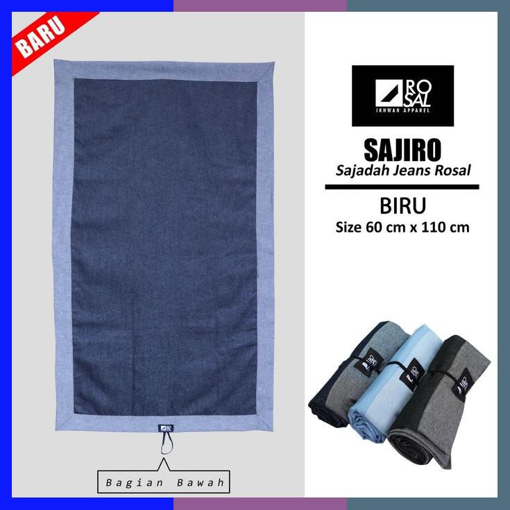 Sajiro / Sajadah Polos / Sajadah Rosal Hitam