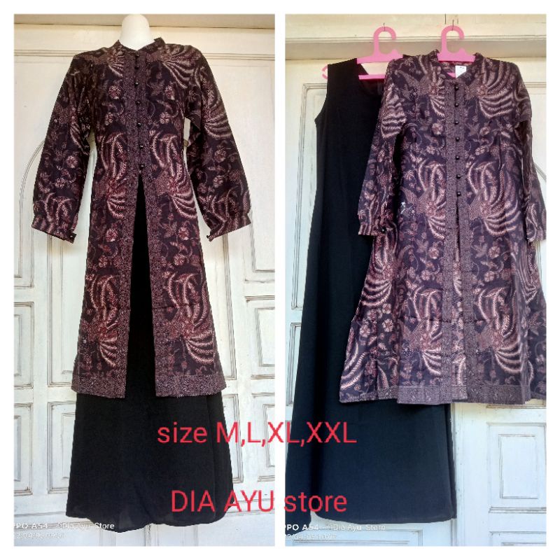 GAMIS KAFTAN ROMPI LEPAS PREMIUM BRAND LIDYA FASHION WANITA /GAMIS 2IN 1