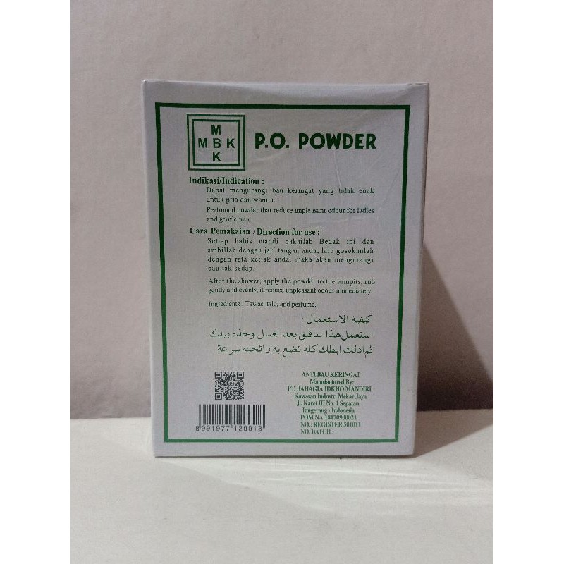 M.B.K Powder box isi 12