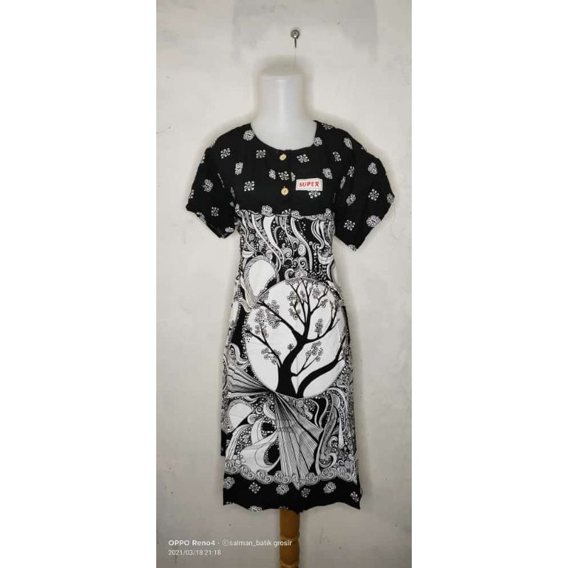 daster klok kencana ungu