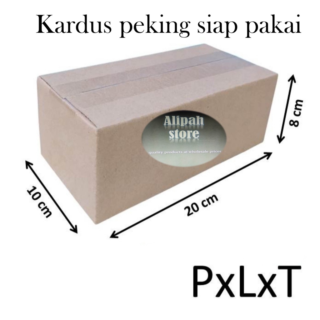 

Kardus Packing/Box Uk.20cmx10cmx8cm Luar Polos