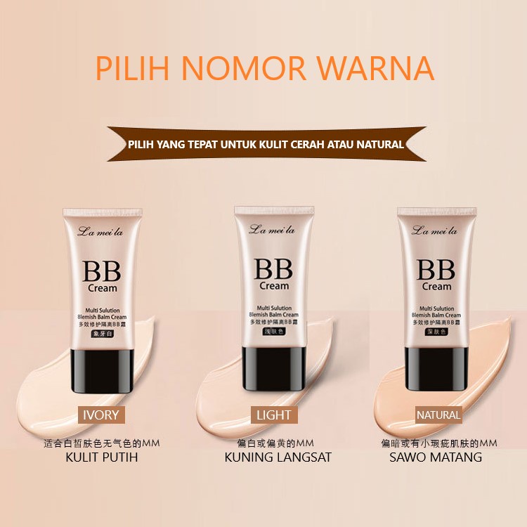 LAMEILA 7007 FOUNDATION CONCEALER BB CREAM AND MOISTURIZING