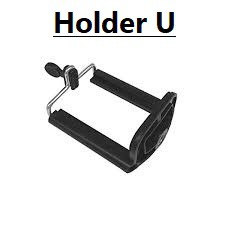 Holder U universal untuk tripod dan tongsis/Holder buat handphone / phoneholder