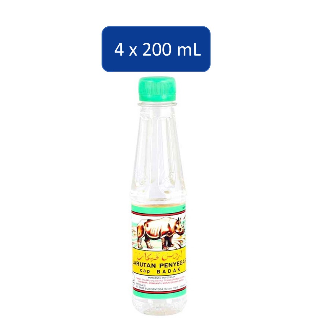 

Larutan Penyegar Cap Badak Original 4 x 200 mL