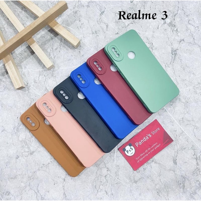 Softcase Pro Camera Realme 3 Candy Case Full Color 3D Silikon TPU