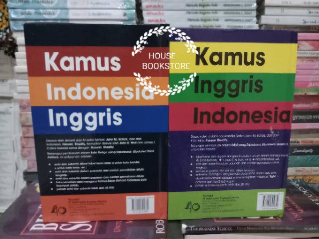 1 PAKET 2 KAMUS JOHN M ECHOLS HARD COVER HVS INDEX-2