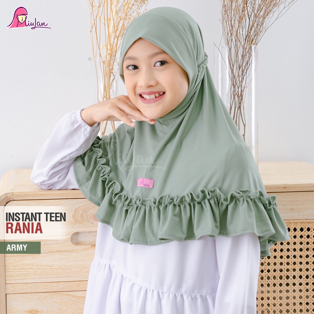 MIULAN | Instant Rania Teen / Jilbab Teen Miulan / Jilbab Anak Miulan / Jilbab Anak Murah / Miulan