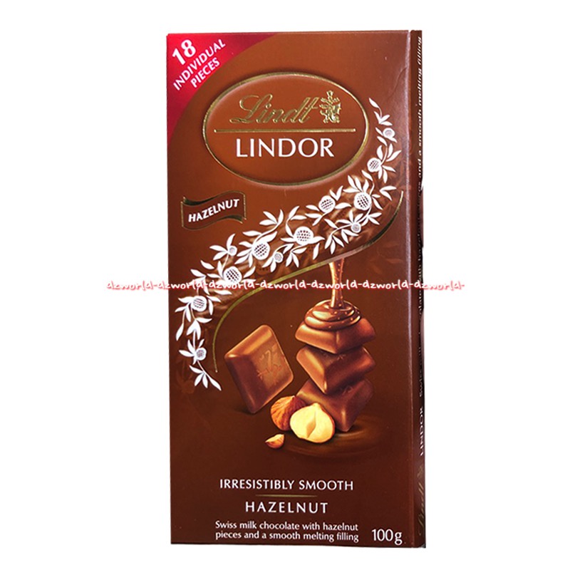 Lindt Lindor 100gr Irresitibly Smooth Extra Dark Milk Hazelnut Coklat Kacang Hazel Nut Lind Lidnt Chocolate Import