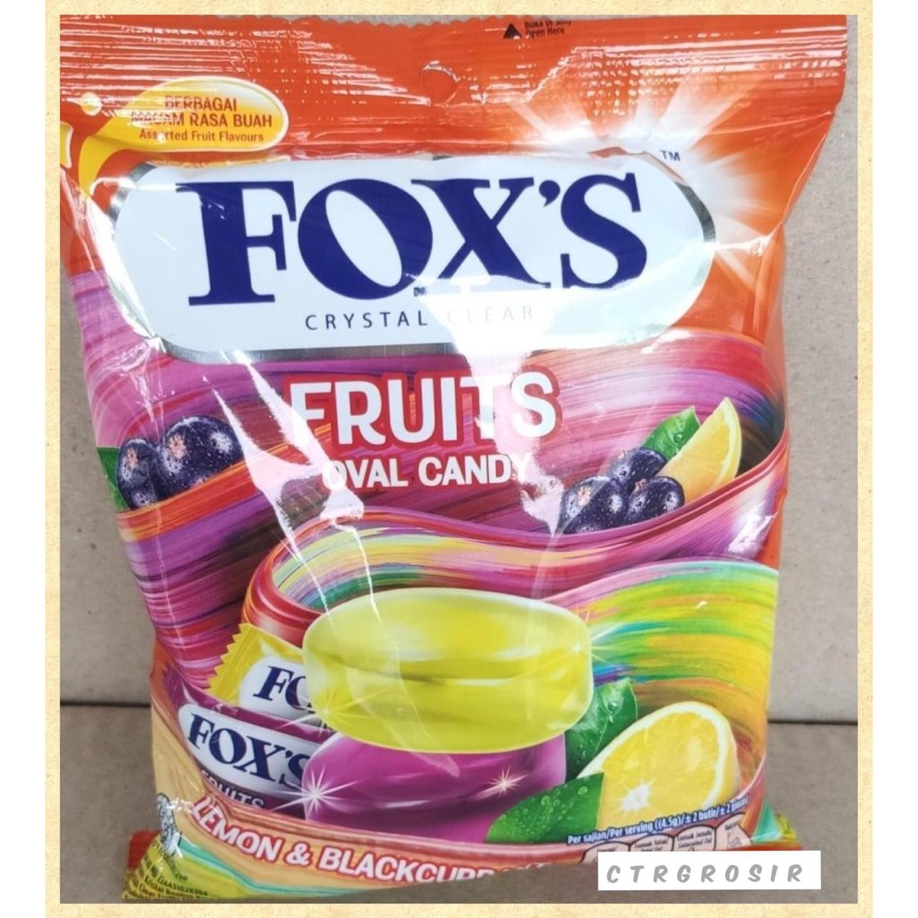 

PERMEN FOX CRYSTAL CLEAR FRUITS/ COFFEE WORLD