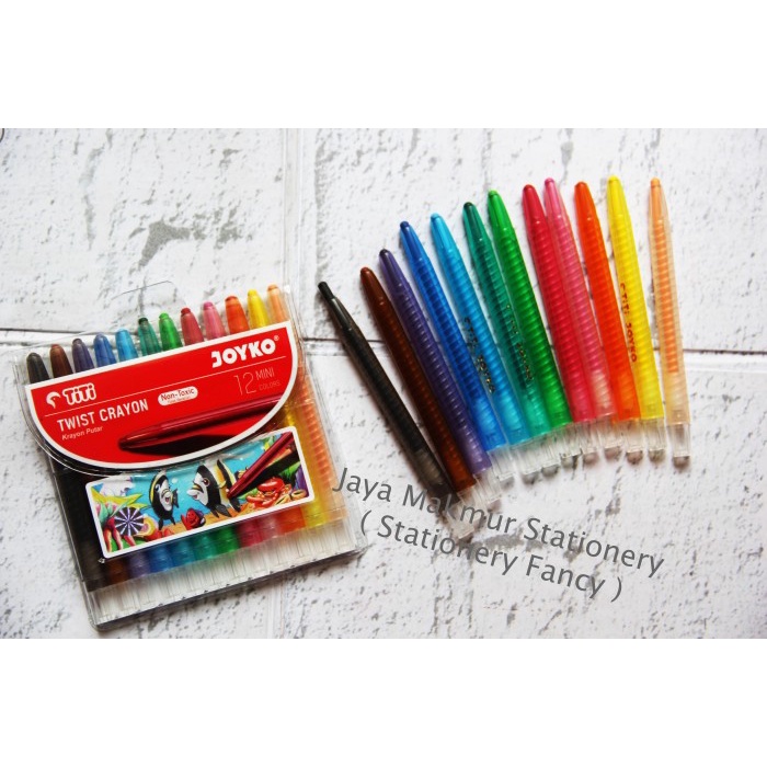 

Cantik Twist Crayon Putar Joyko Titi Twcr-12Mini 12 Warna Colors Sale!!!