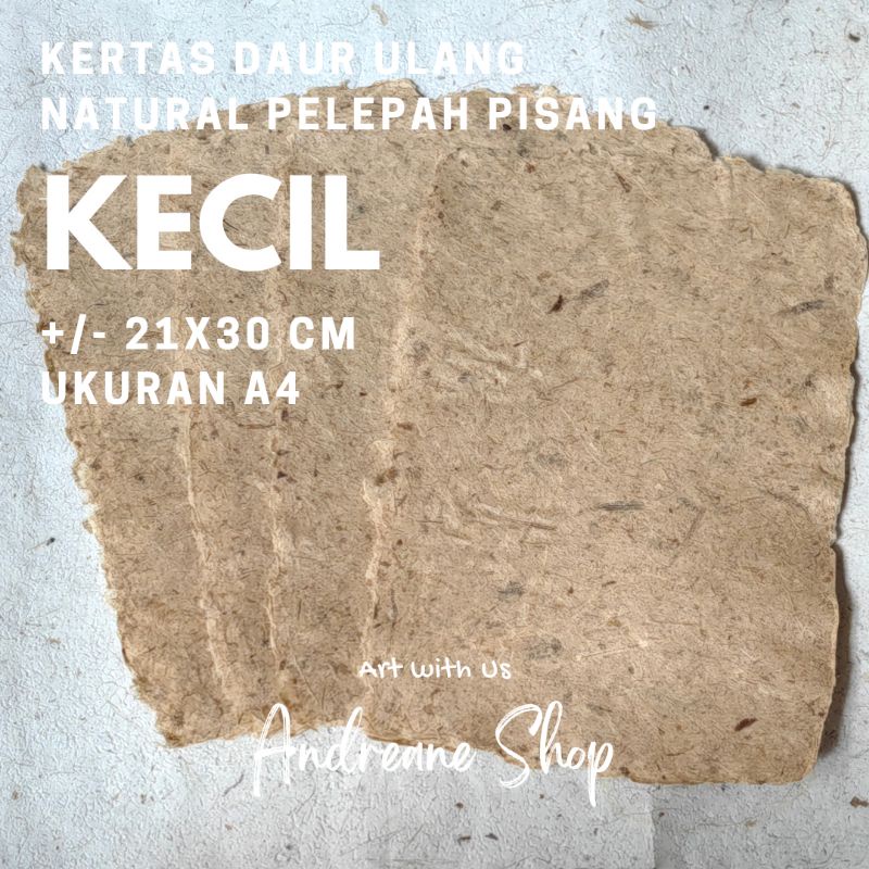 

Kertas Daur Ulang Pelepah Pisang Natural A4