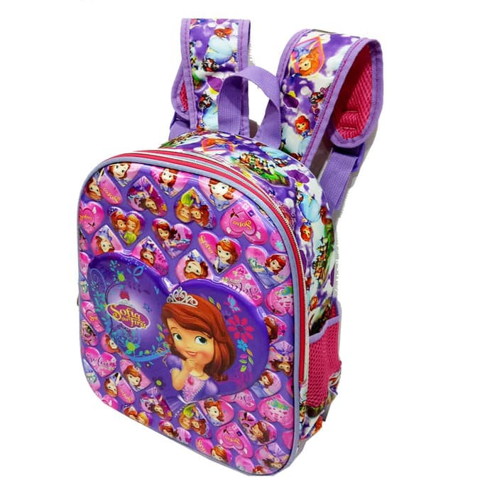 Tas Ransel TK Princess Sofia 5D Timbul - Full Motif
