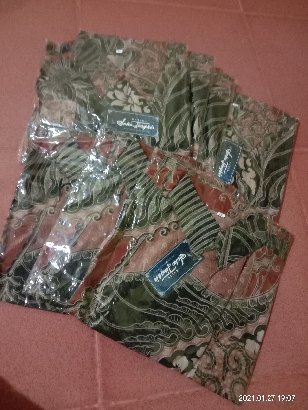 Size M L Xl Xxl Xxxl Bswart Batik Hrb026 Kenongo Hem Pendek Padi Pekalongan M L Xl Batik Pria Murahl