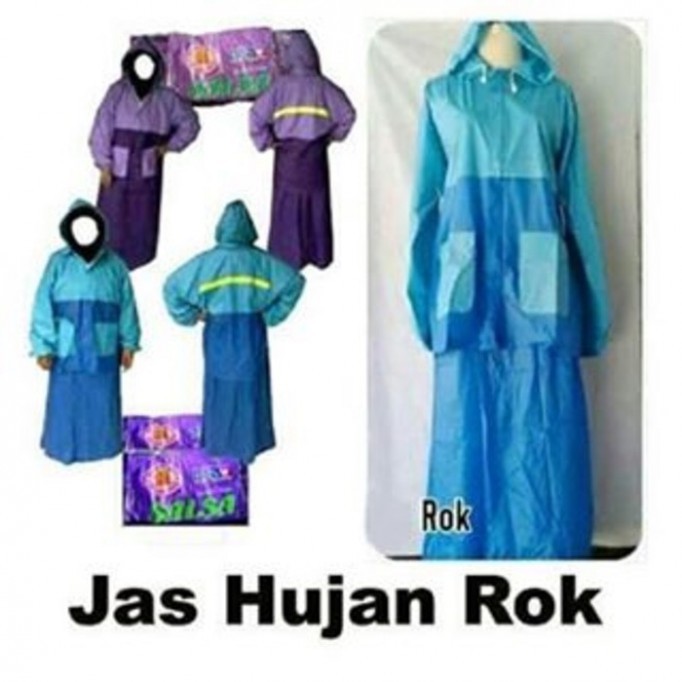 Jas Hujan Rok Salsa