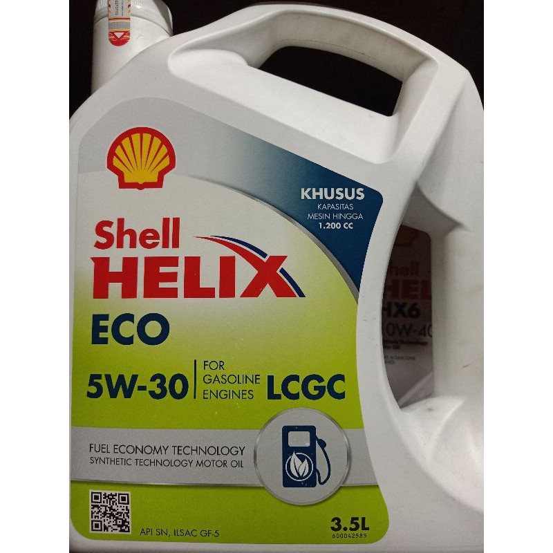 Oli Shell Helix Eco 5W-30/ oli mobil