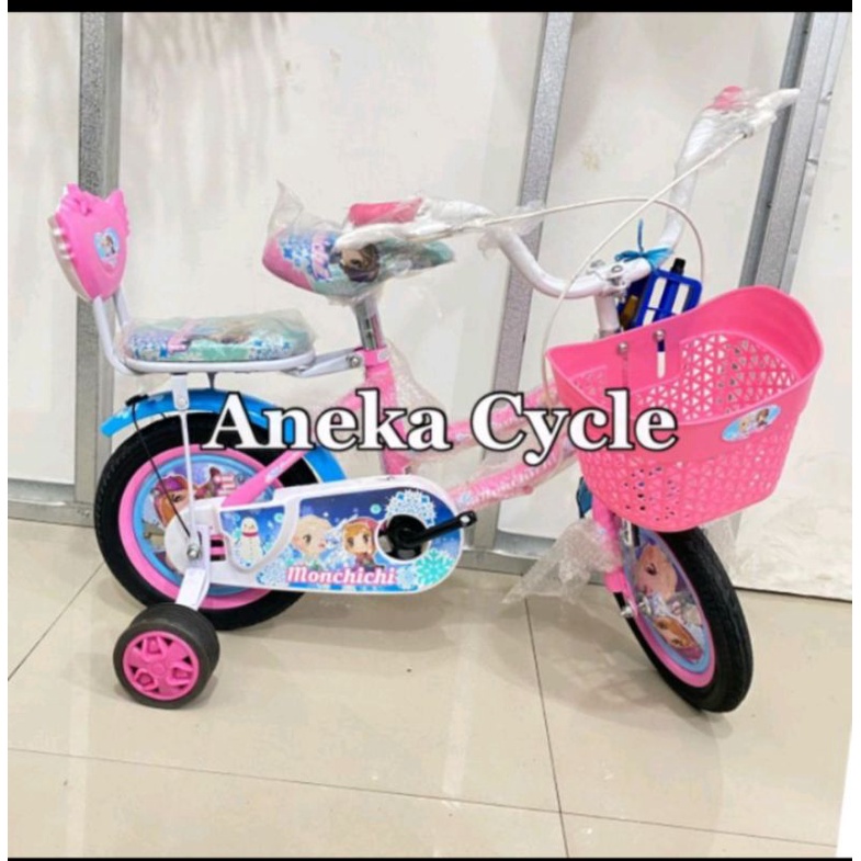sepeda mini 12 monchichi 2-5 tahun