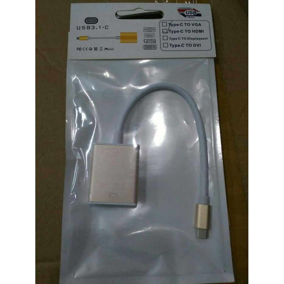 Converter USB 3.1 Tipe C to HDMI