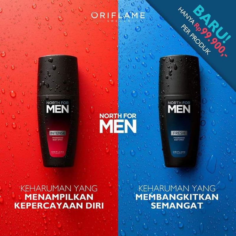 North For Men Body Spray