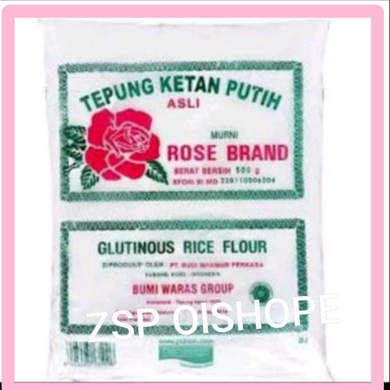 

tepung beras ketan putih/rose brand