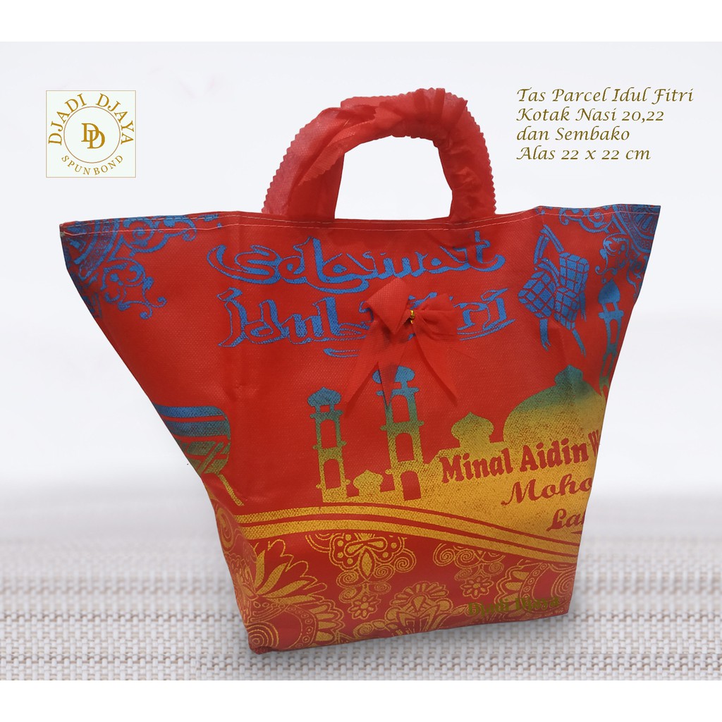 

Tas Goodie Bag Kibir Parcel Lebaran Idul Fitri Merah