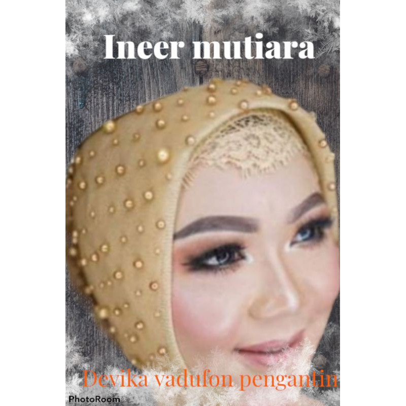 Head piech tuile gliter  bertabur mutiara