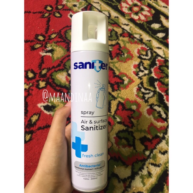 SANITIZER SANITER SPRAY & HAND SANITIZER