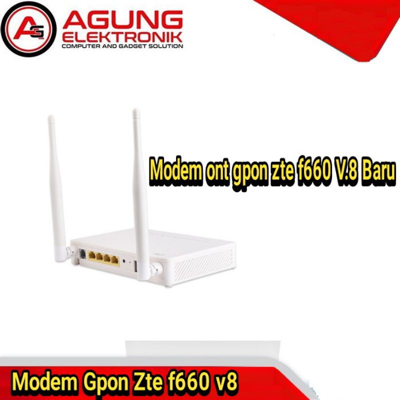 MODEM ONT GPON ZTE F660 V8 BARU