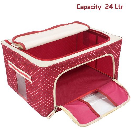 rumah_kita202066L Storage Box lipat Storage Serbaguna Organizer pakaian dan mainan Kotak penyimpanan serbaguna box Storage Box Jumbo 66 liters  Storage Box Jumbo 2in1 Box Organizer Tempat Penyimpanan Baju Mainan Ukuran COD