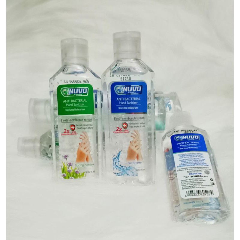 Nuvo hand sanitizer