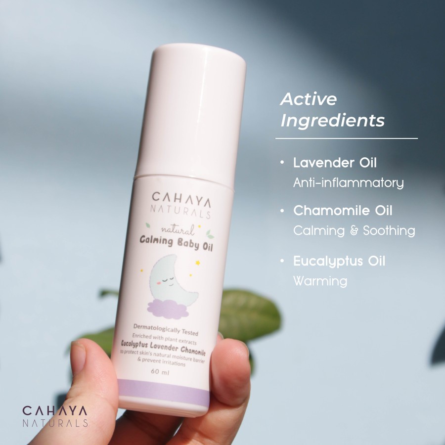 Cahaya Naturals Calming Baby Oil 60ml