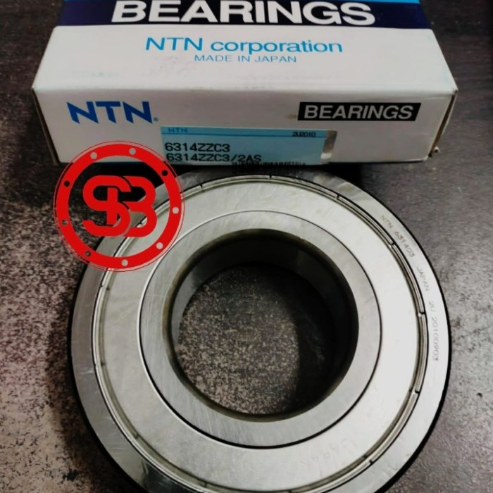 Bearing 6314 ZZ NTN / 6314ZZ C3 NTN JAPAN ORIGINAL