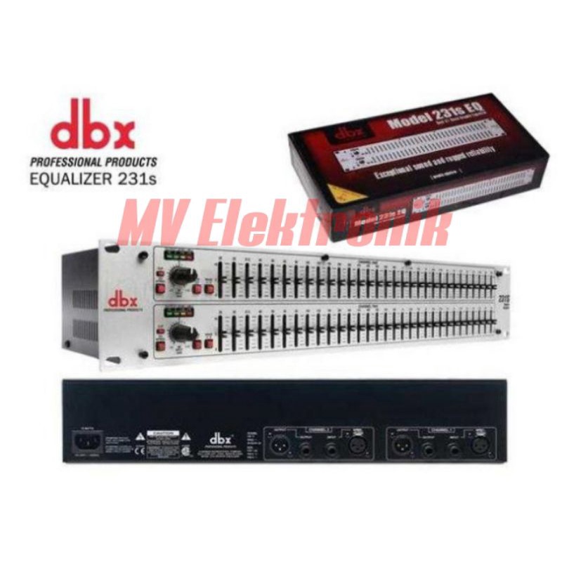 READY Equalizer DBX 231 S Silver DBX 231S