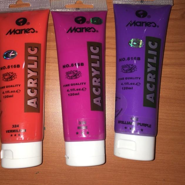 

Maries Acrylic Paint 120ml / Cat Maries Akrilik 120ml