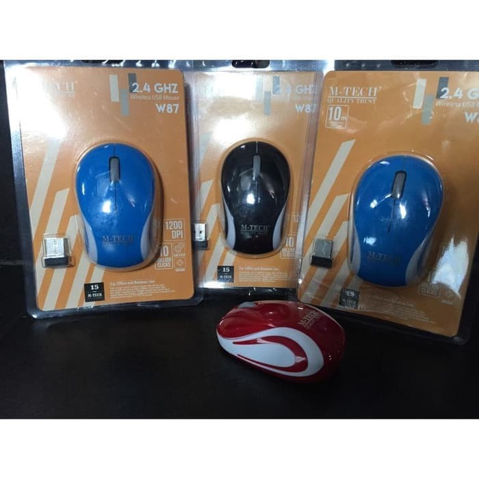 MOUSE WIRELESS 2.4GHZ MTECH W87